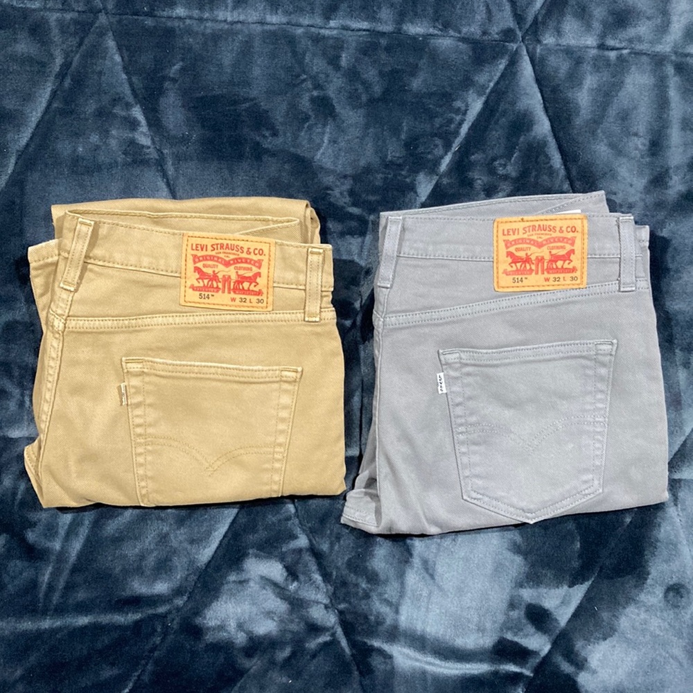 Levi’s 514 Straight Jeans mens (lot of 2)